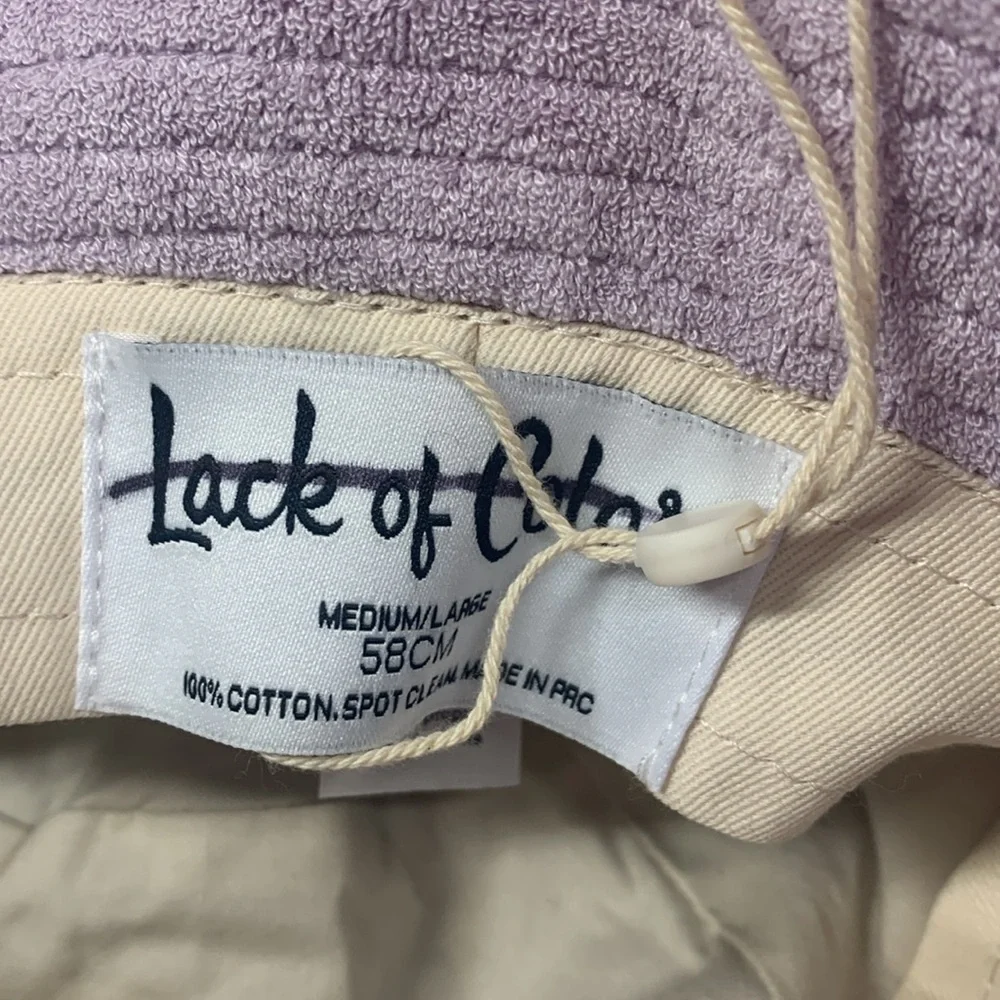 Lack of Color Wave lilac bucket hat size medium/ large new